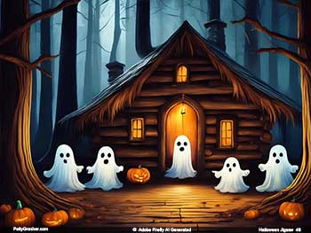 Halloween Ghosts Jigsaw Puzzle #46