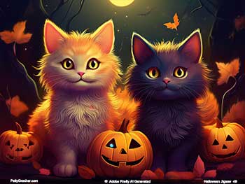 Halloween Cats Jigsaw Puzzle #49