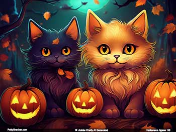 Halloween Cats Jigsaw Puzzle #50