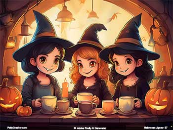 Halloween Witches Jigsaw Puzzle 57